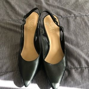Franco Sarto Black Low Heels